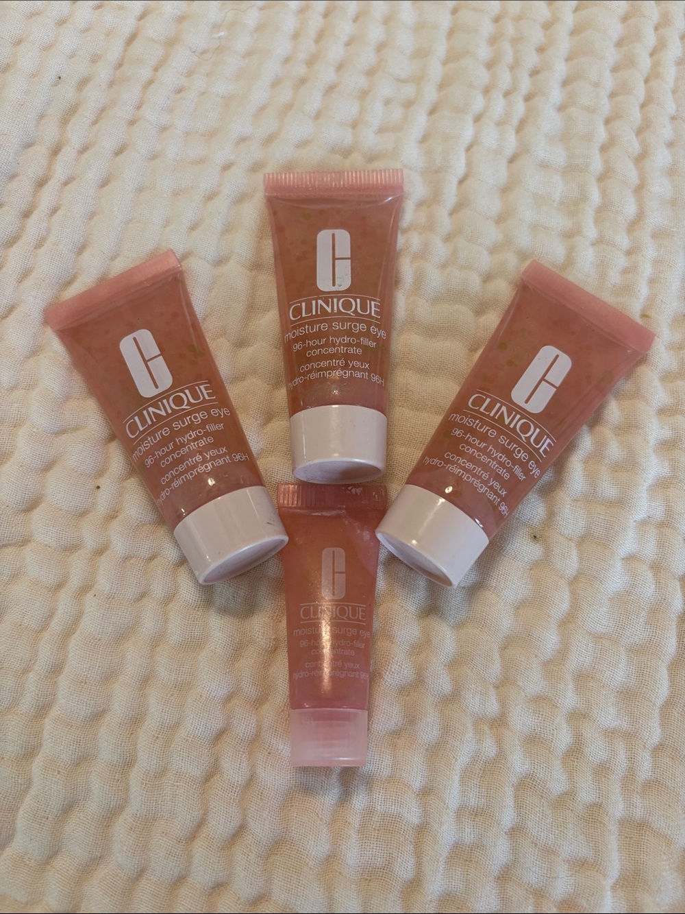 Clinique Moisture Surge Eye Gel Tubes - Soft Pink